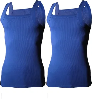 2-4 Packs Men's G-Unit Style Cotton Tank Tops Square Cut Muscle Rib A-Shirts