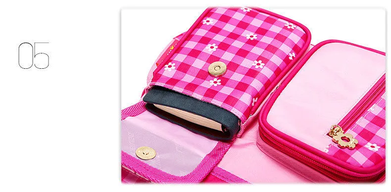 40cm British plaid Kids Backpack - Free Shipping to N.A.