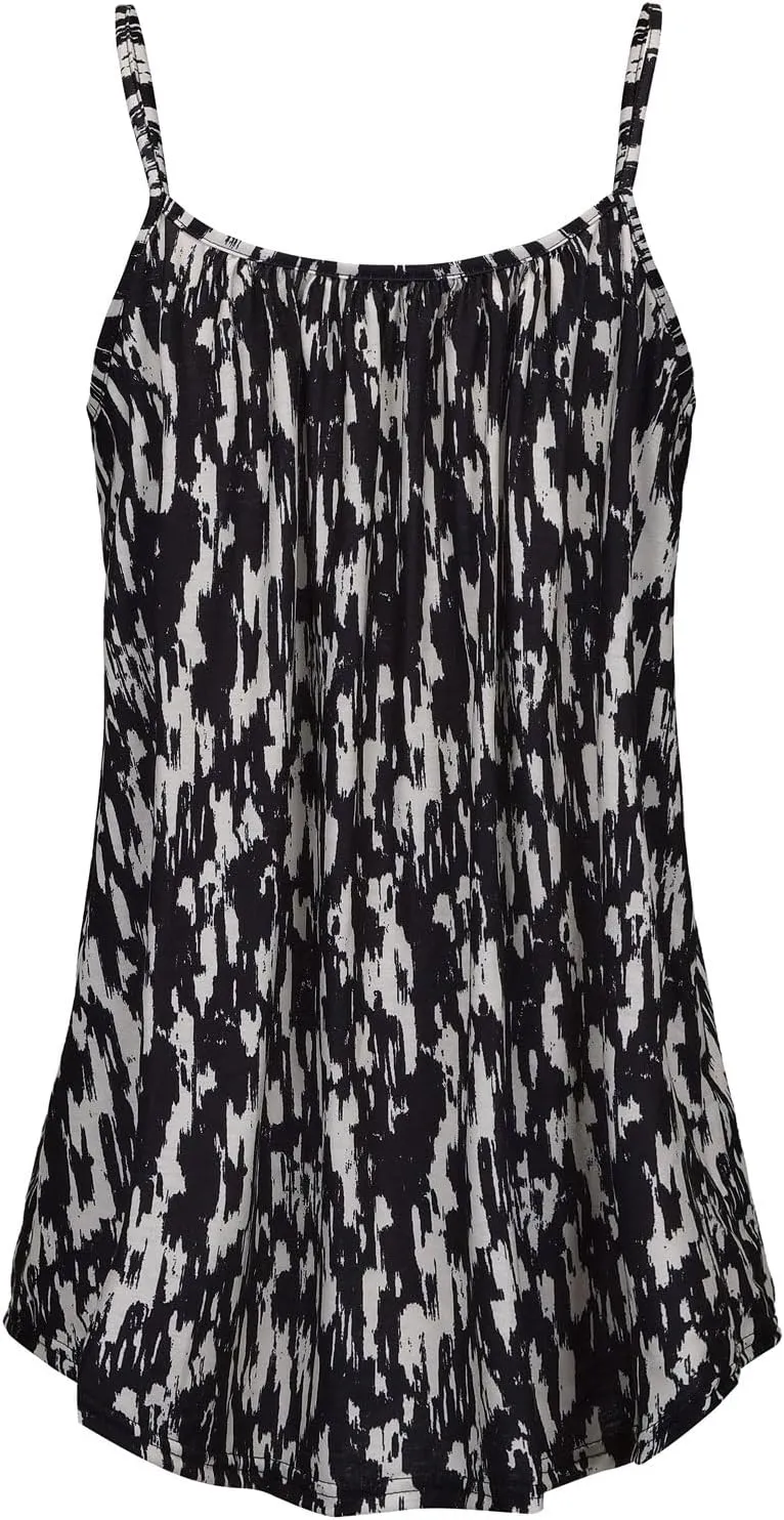 7th Element Plus Size Tank Tops for Women Camisoles Cami Dress Loose Fit Sleeveless Flowy Spaghetti Strap Summer