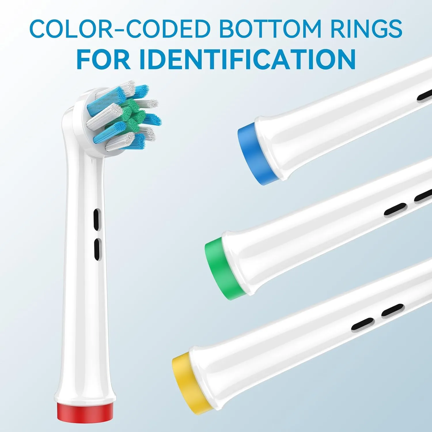 8Pcs Brush Heads for Oral B - Plaque Removal