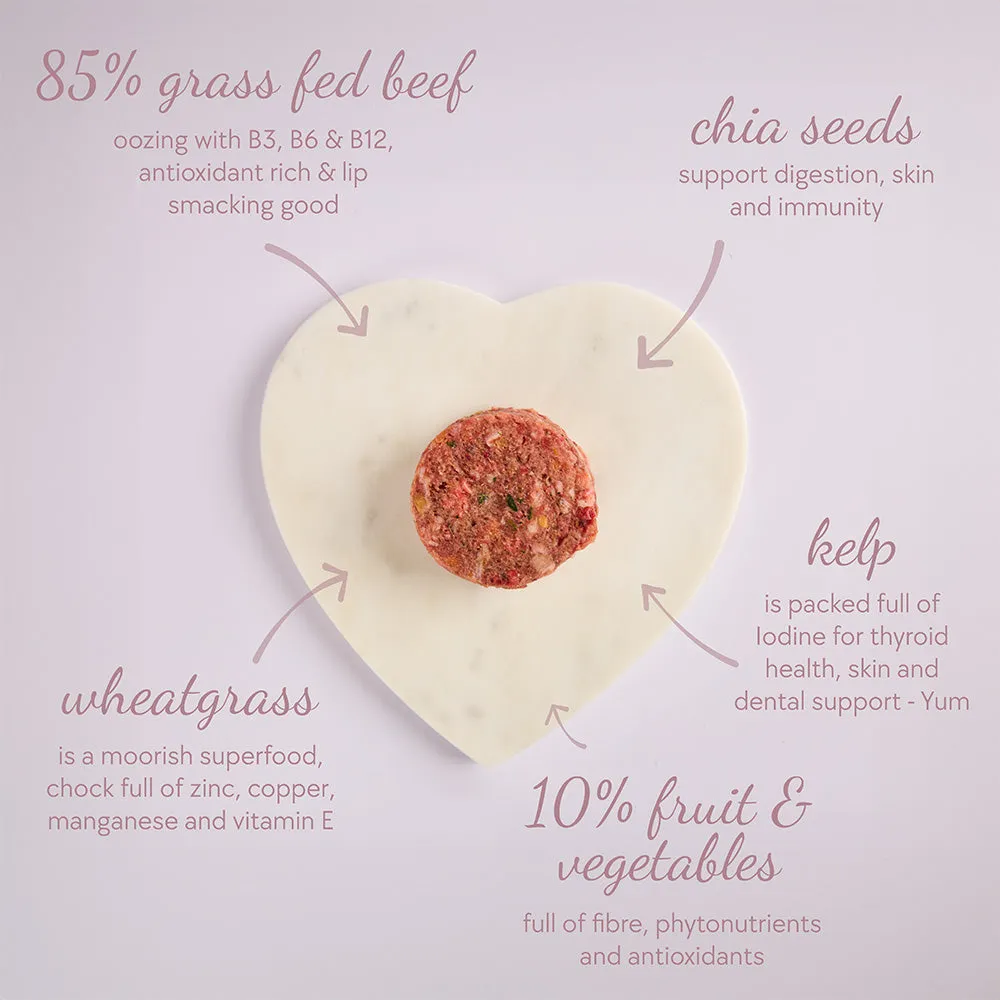 Adult Beefy Beef Patties (6 x 100g)