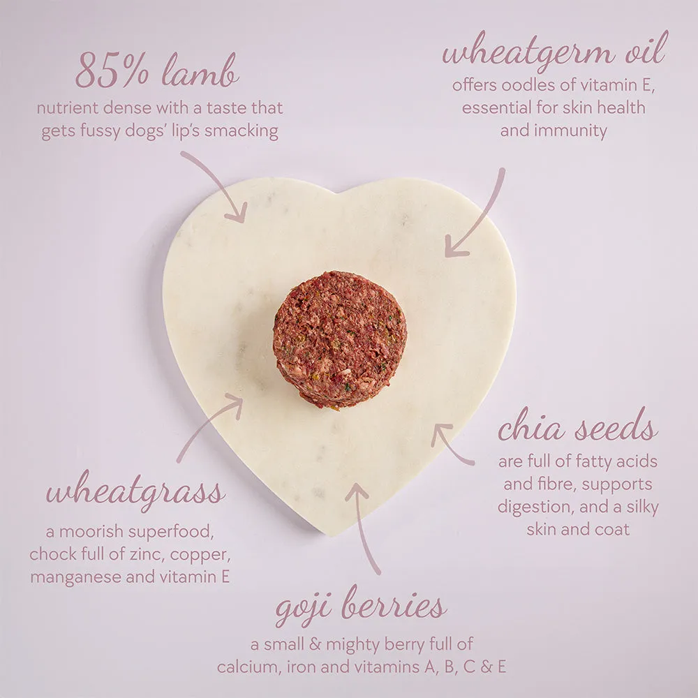 Adult Luna's Lamb Patties (6 x 100g)