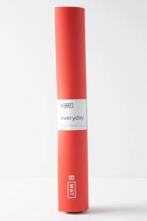 B YOGA // B MAT EVERYDAY -  4mm - SUNRISE RED