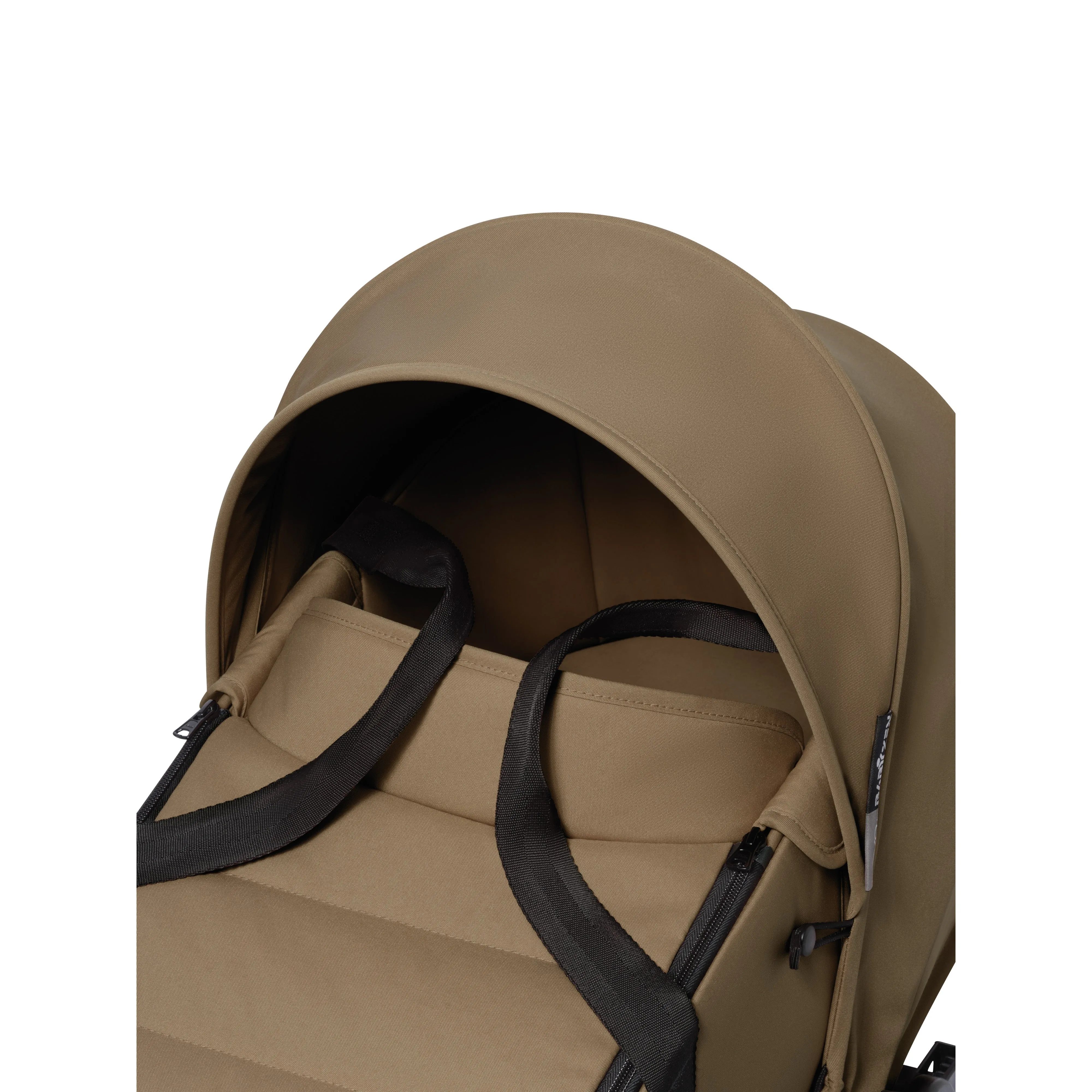 BABYZEN YOYO² Baby Stroller Set - White Frame with Toffee Bassinet