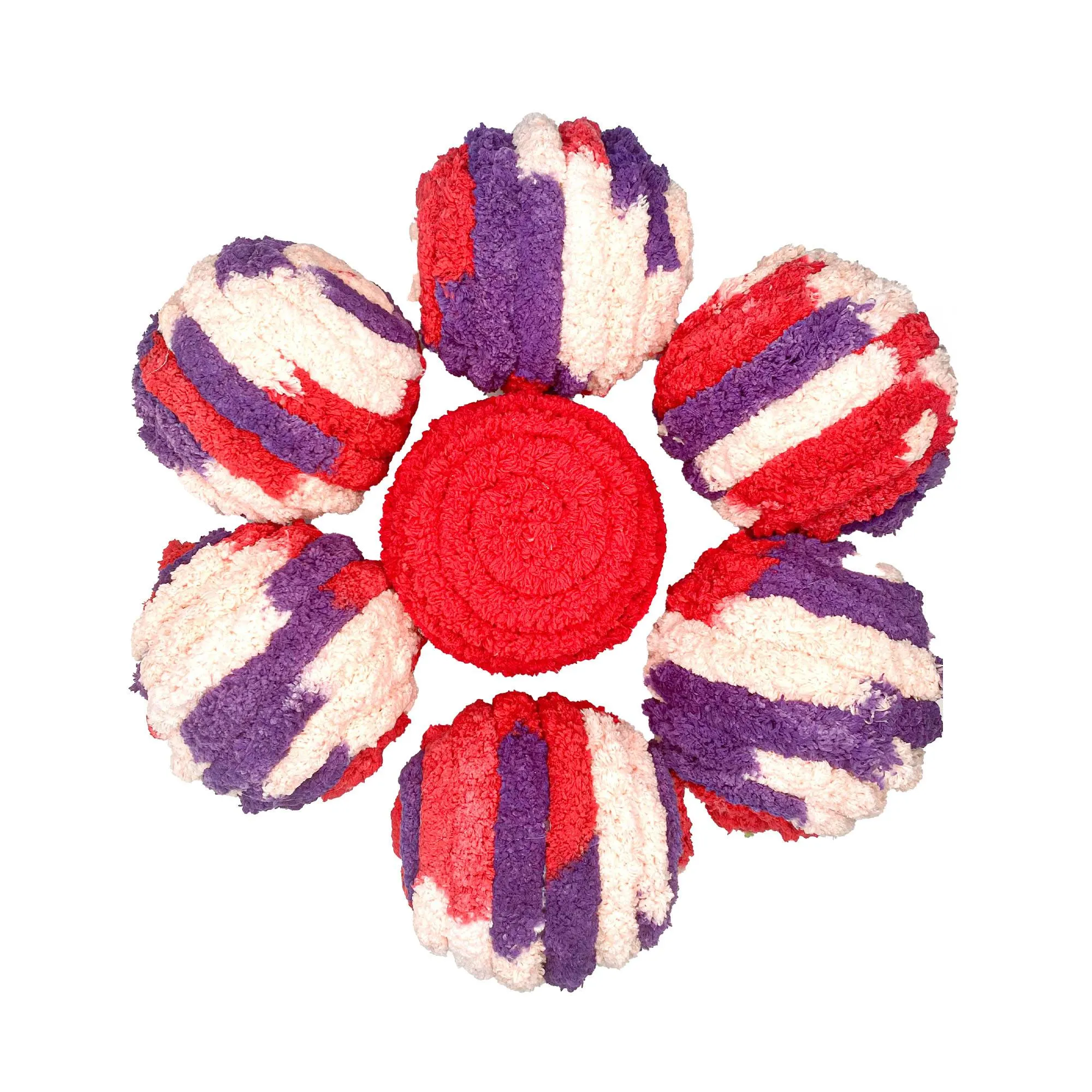 Bernat Yarn Wrapped Flowers