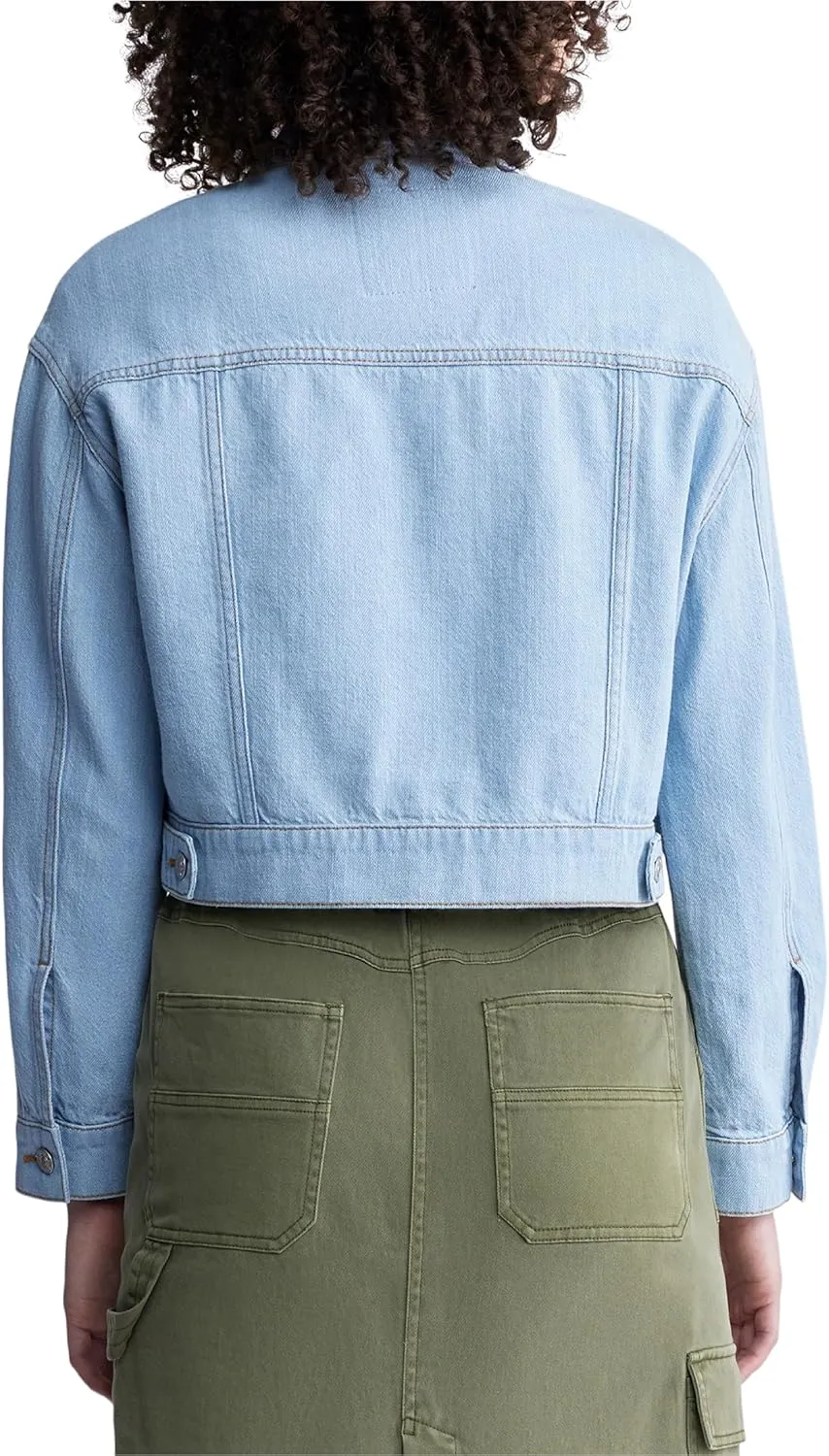 Buffalo David Bitton Women's Teagan Boxy Cropped Denim Jacket