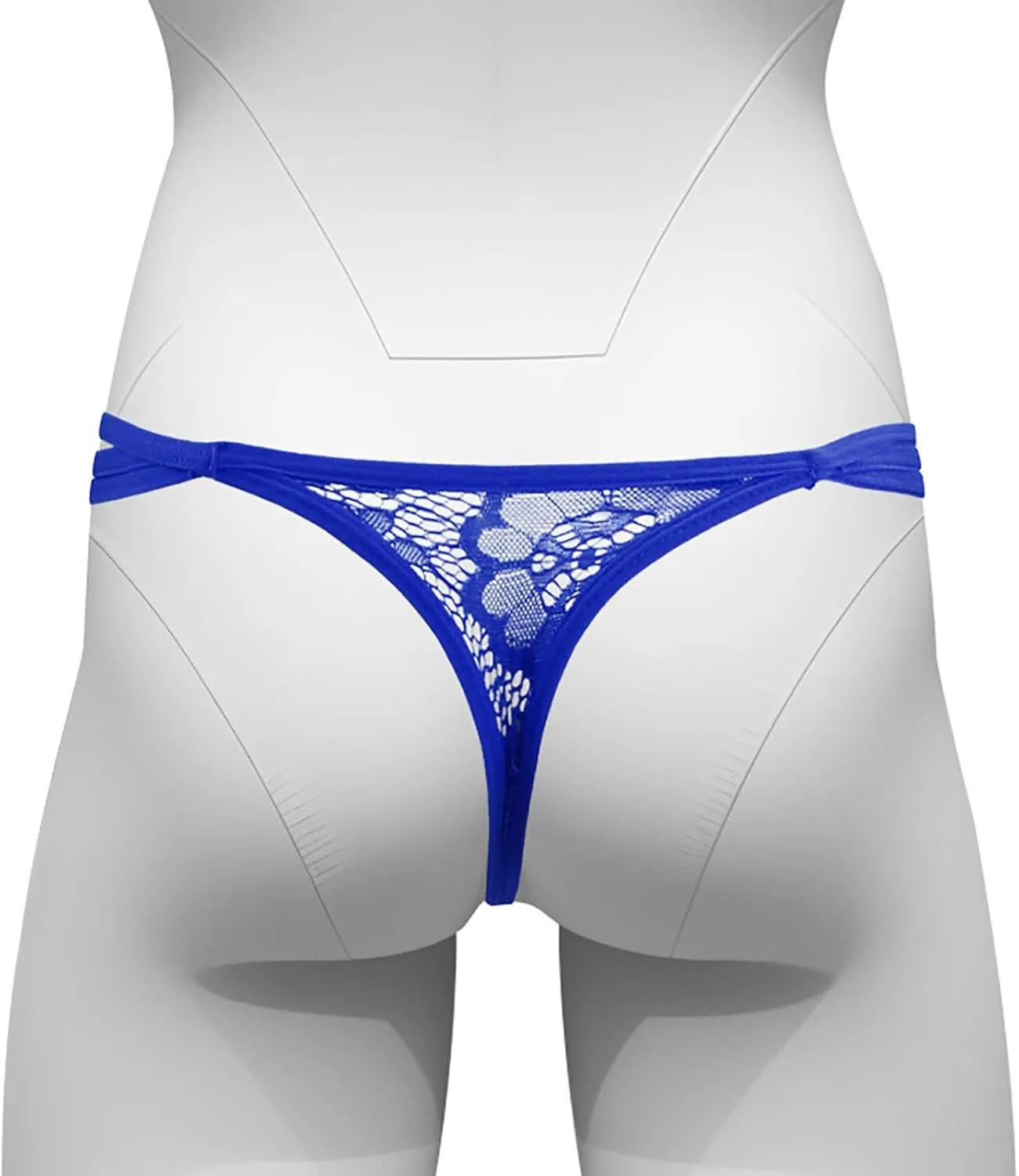 Butterfly Thongs for Men Sexy Lace G-String Underwear Sissy Panties Low Rise Briefs Underpants for Sex Naughty