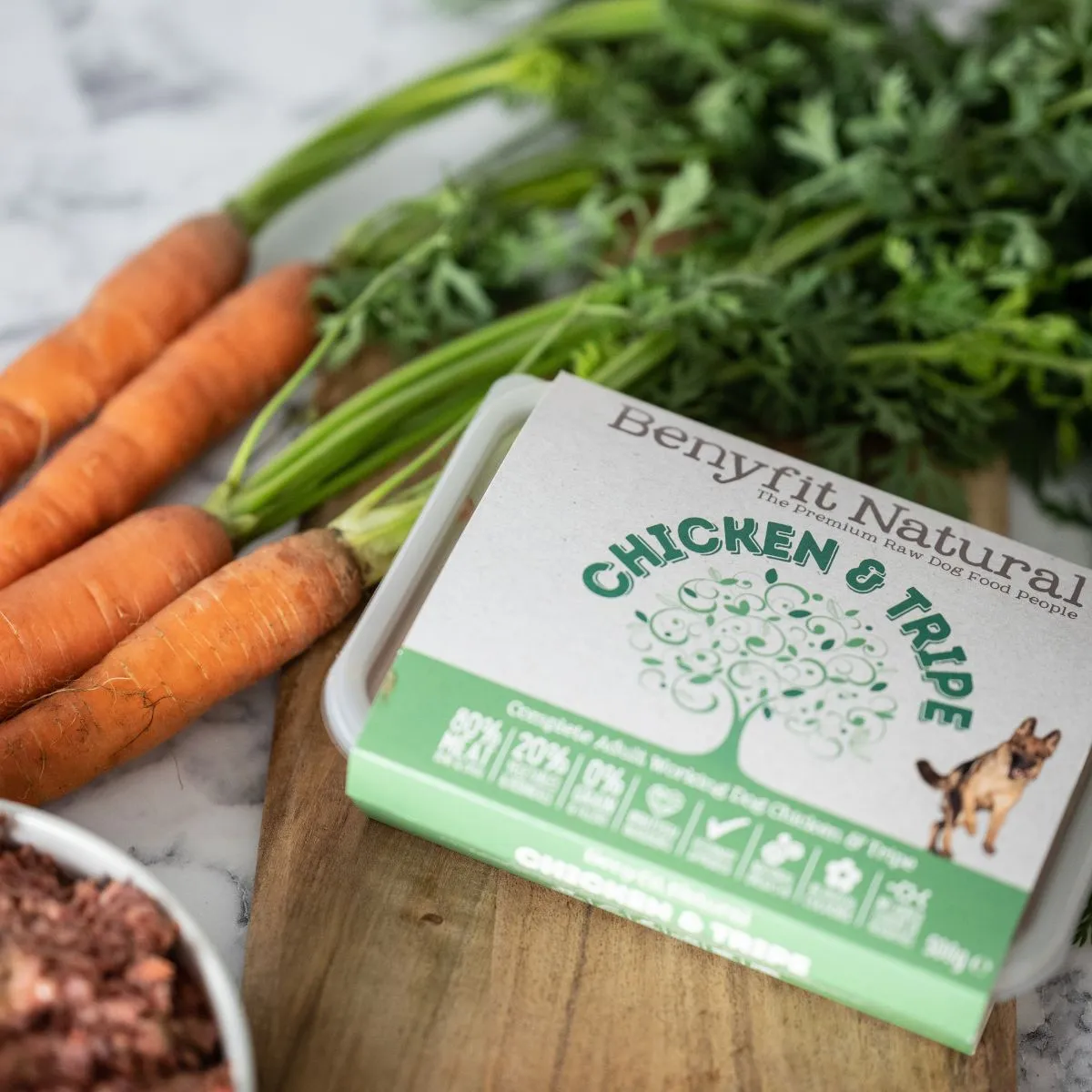 Chicken & Tripe Complete Adult Raw Working Dog Food