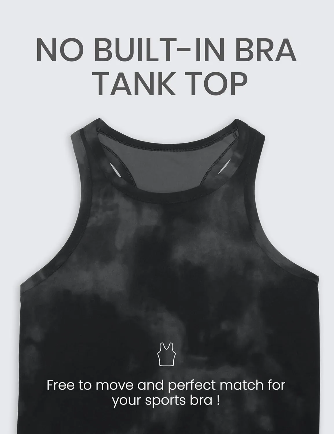 CRZ YOGA Butterluxe Womens Workout Racerback Sleeveless Tops High Neck Athletic Camisole Tanks Running Gym Yoga Shirts