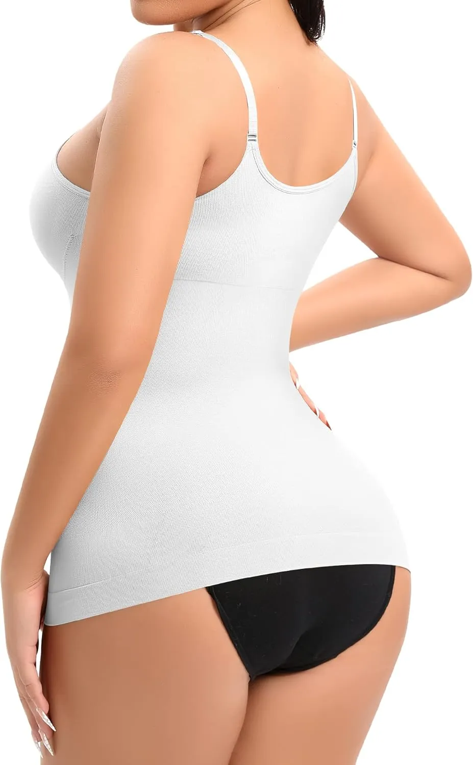 DERCA Women's Shapewear Cami Tummy Control Compression Tank Tops Adjustable Straps Body Shaper Camisoles