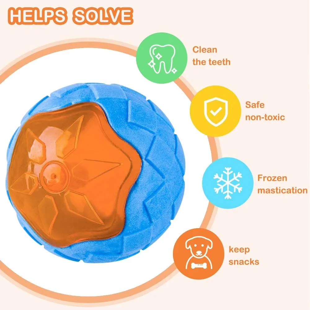 Dog Chew Toys Ball Interactive Pool Play Floating Bite