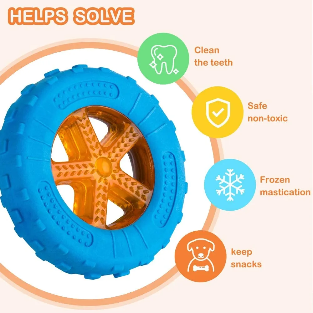 Dog Chew Toys Ball Interactive Pool Play Floating Bite