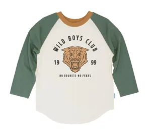 Feather 4 Arrow - Wild Boys Club Raglan in Army