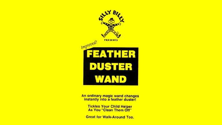 Feather Duster Wand (RED)- Silly Billy