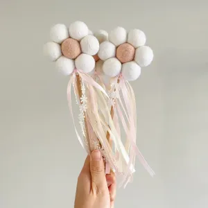Felt Wand - Daisy Marshmallow