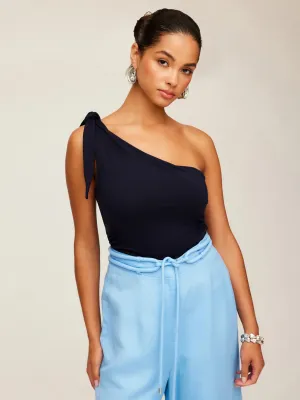 Fifteen Twenty Harper One-Shoulder Tie-Top
