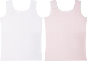 Happy Cherry Training Bras for Teens Girls Camisoles Long Bralette Bra Seamless Lightly Padded Sport Bra Wire Free 7-12 Years