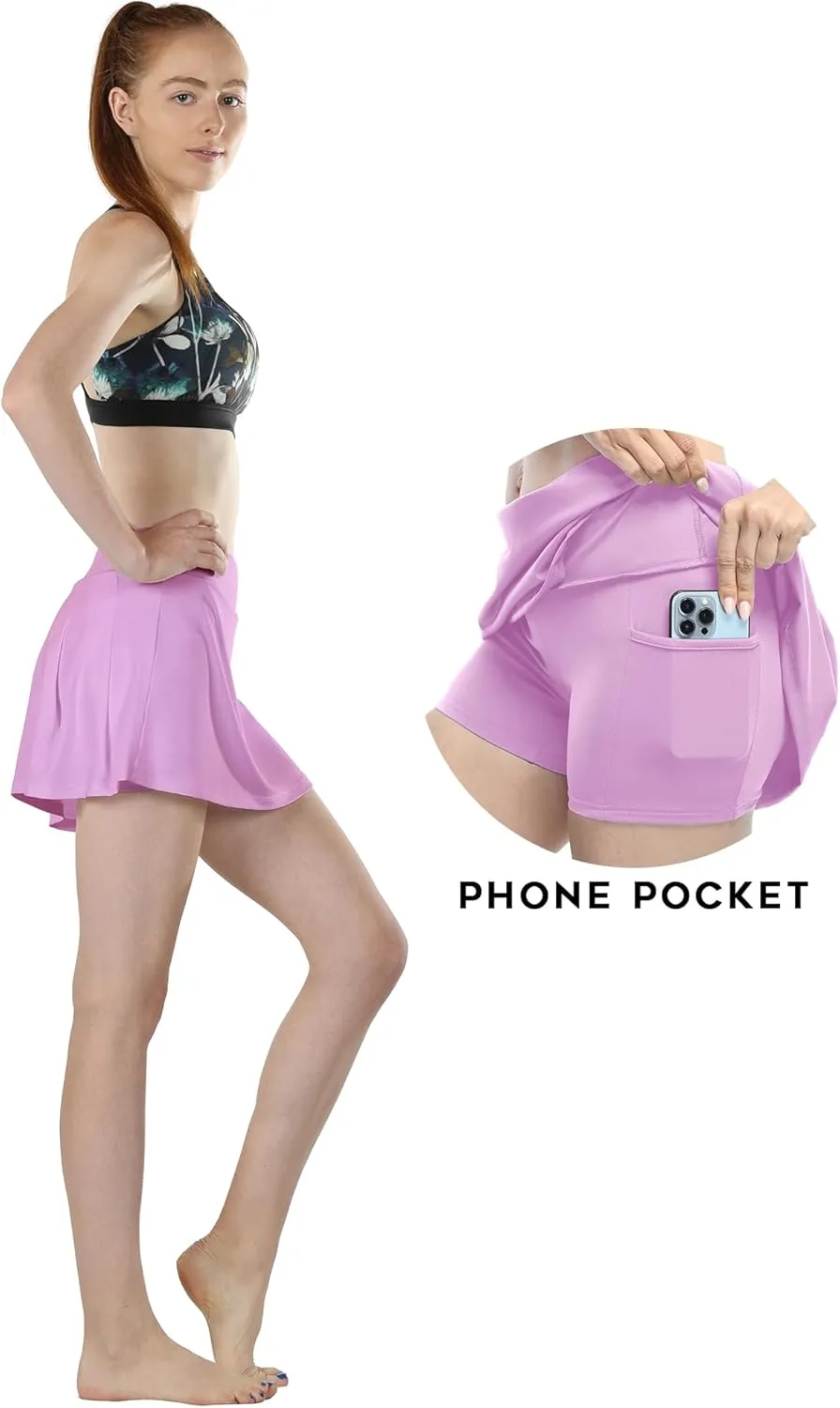 icyzone Athletic Skirts for Women - Workout Running Golf Tennis Skort with Pockets
