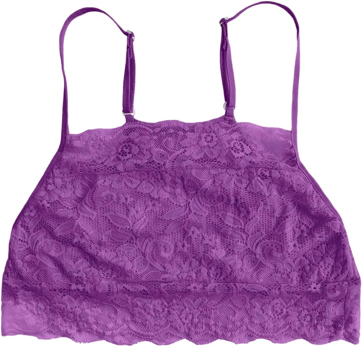 Lace Bralette for Women High Neck Camisoles Racerback Double-Layered Y2K Crop Top Wireless Sexy Floral Lace Bra