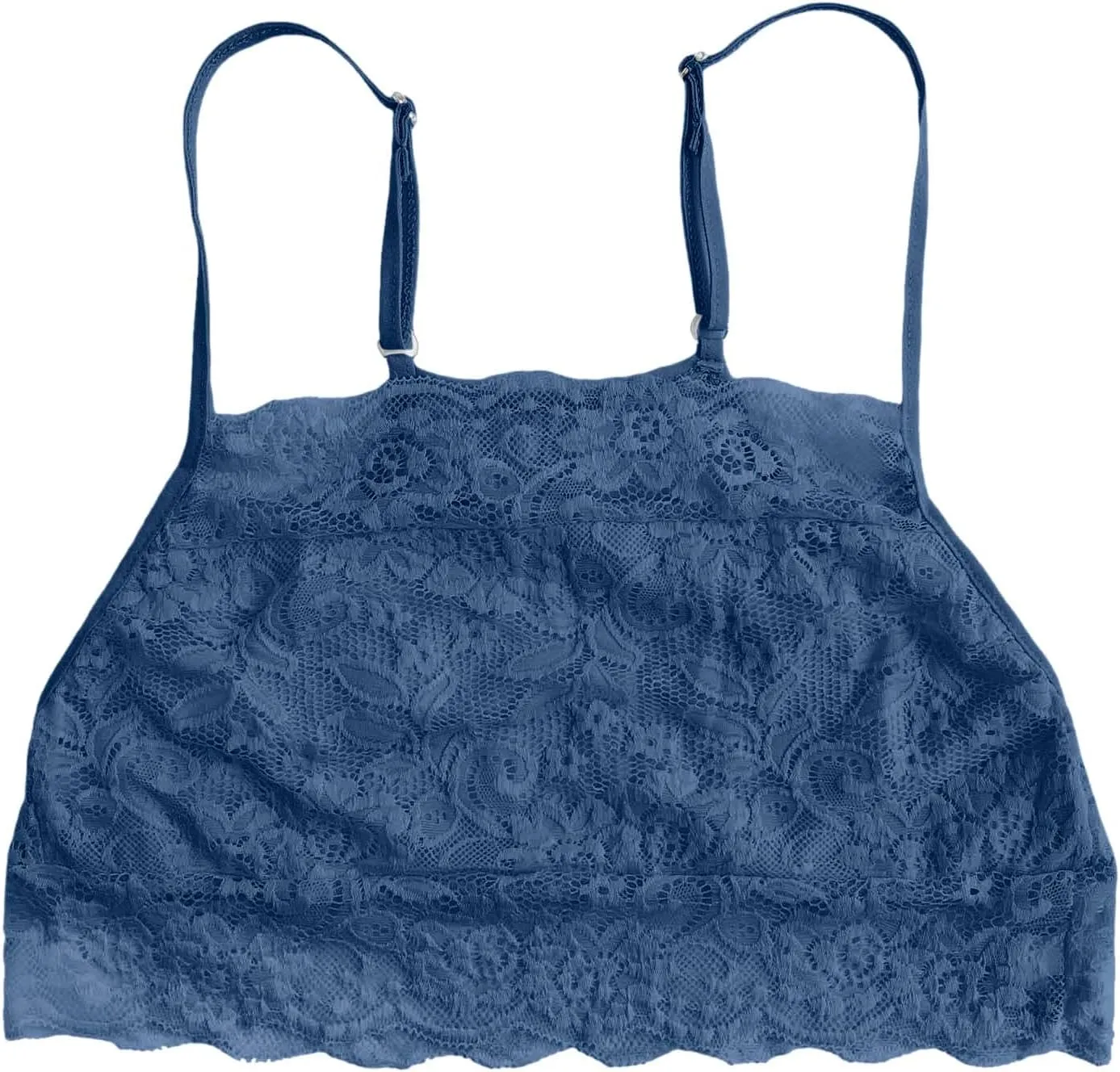 Lace Bralette for Women High Neck Camisoles Racerback Double-Layered Y2K Crop Top Wireless Sexy Floral Lace Bra