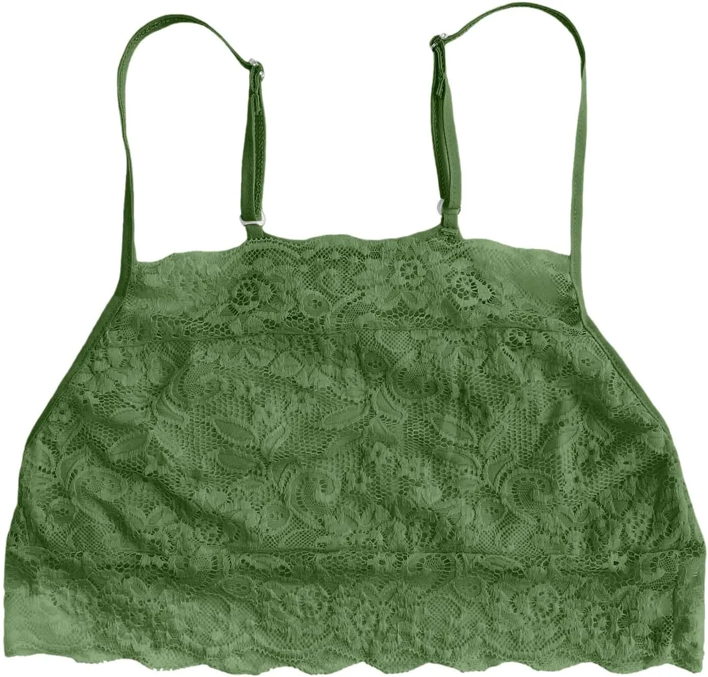 Lace Bralette for Women High Neck Camisoles Racerback Double-Layered Y2K Crop Top Wireless Sexy Floral Lace Bra