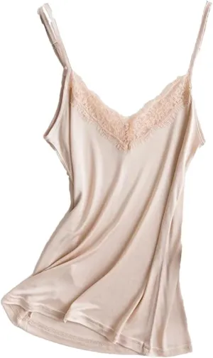 Lace Camisole For Women Spaghetti Strap Tops V-Neck Vest For lady