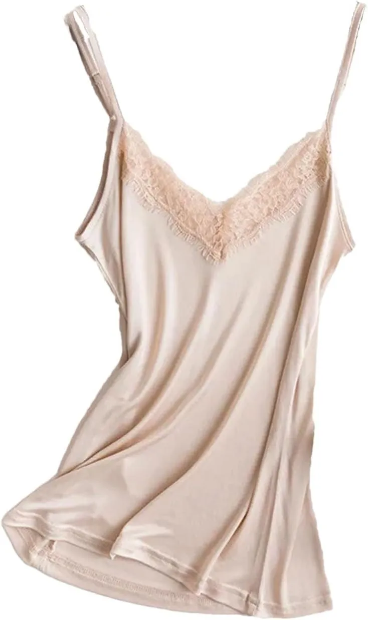 Lace Camisole For Women Spaghetti Strap Tops V-Neck Vest For lady