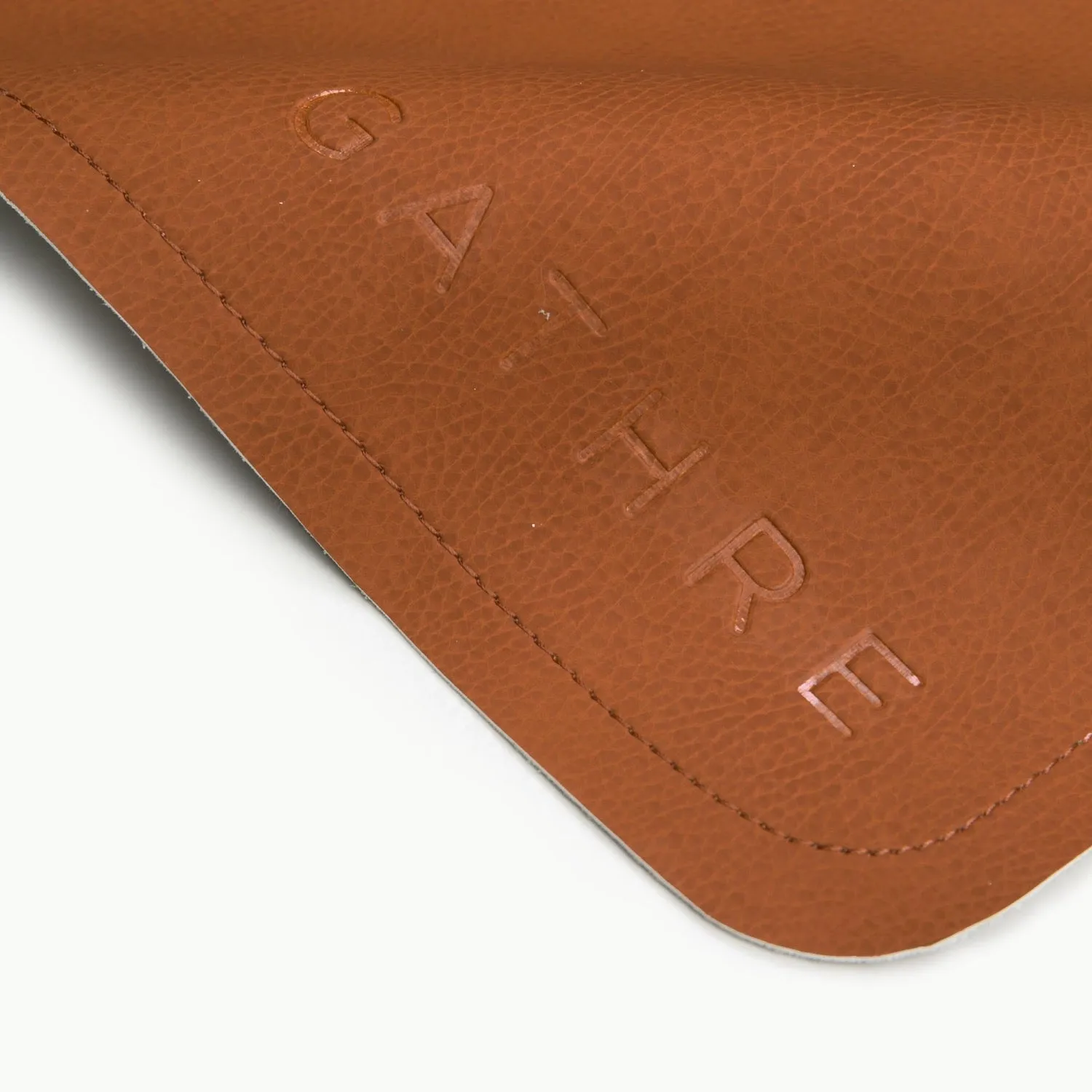 Leather Micro  Changing Mat - Ginger by Gathre