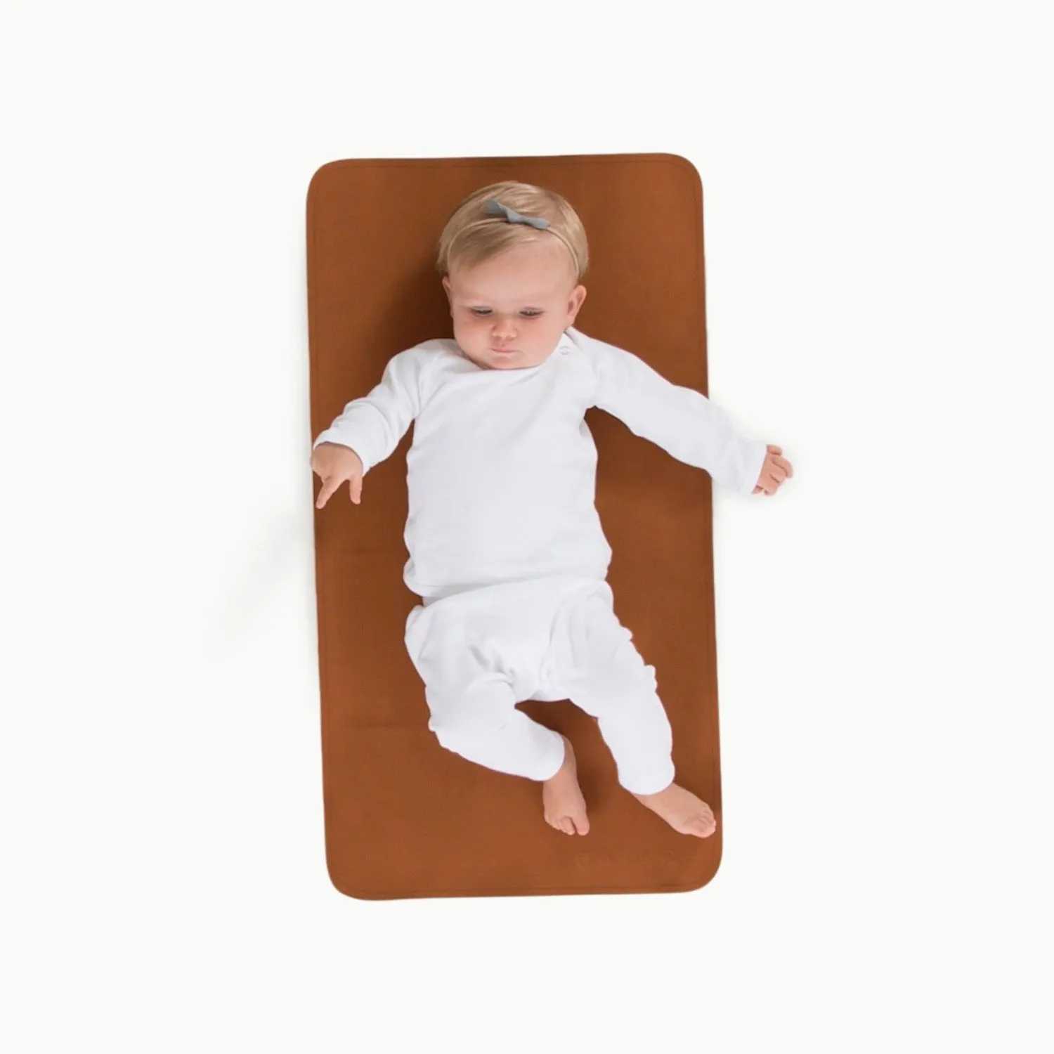 Leather Micro  Changing Mat - Ginger by Gathre