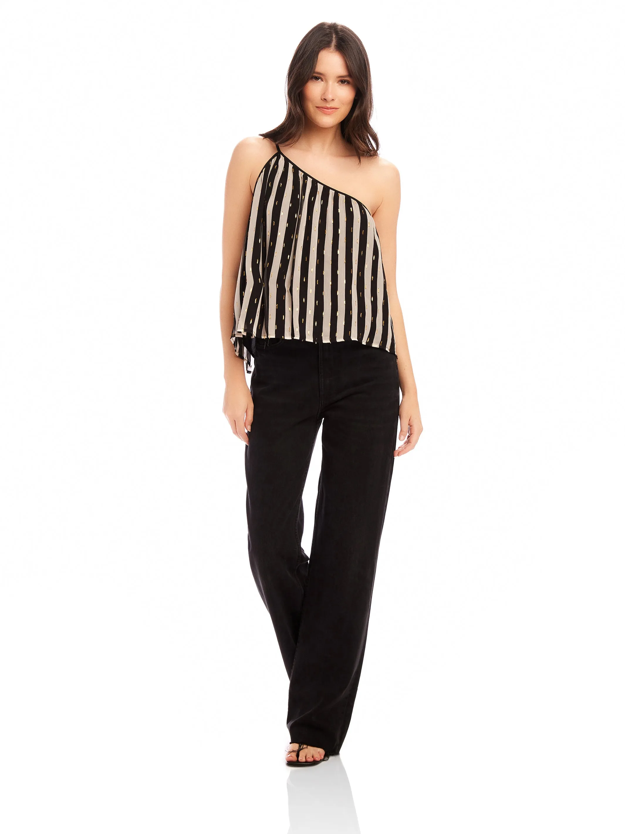 Louetta One-Shoulder Tank