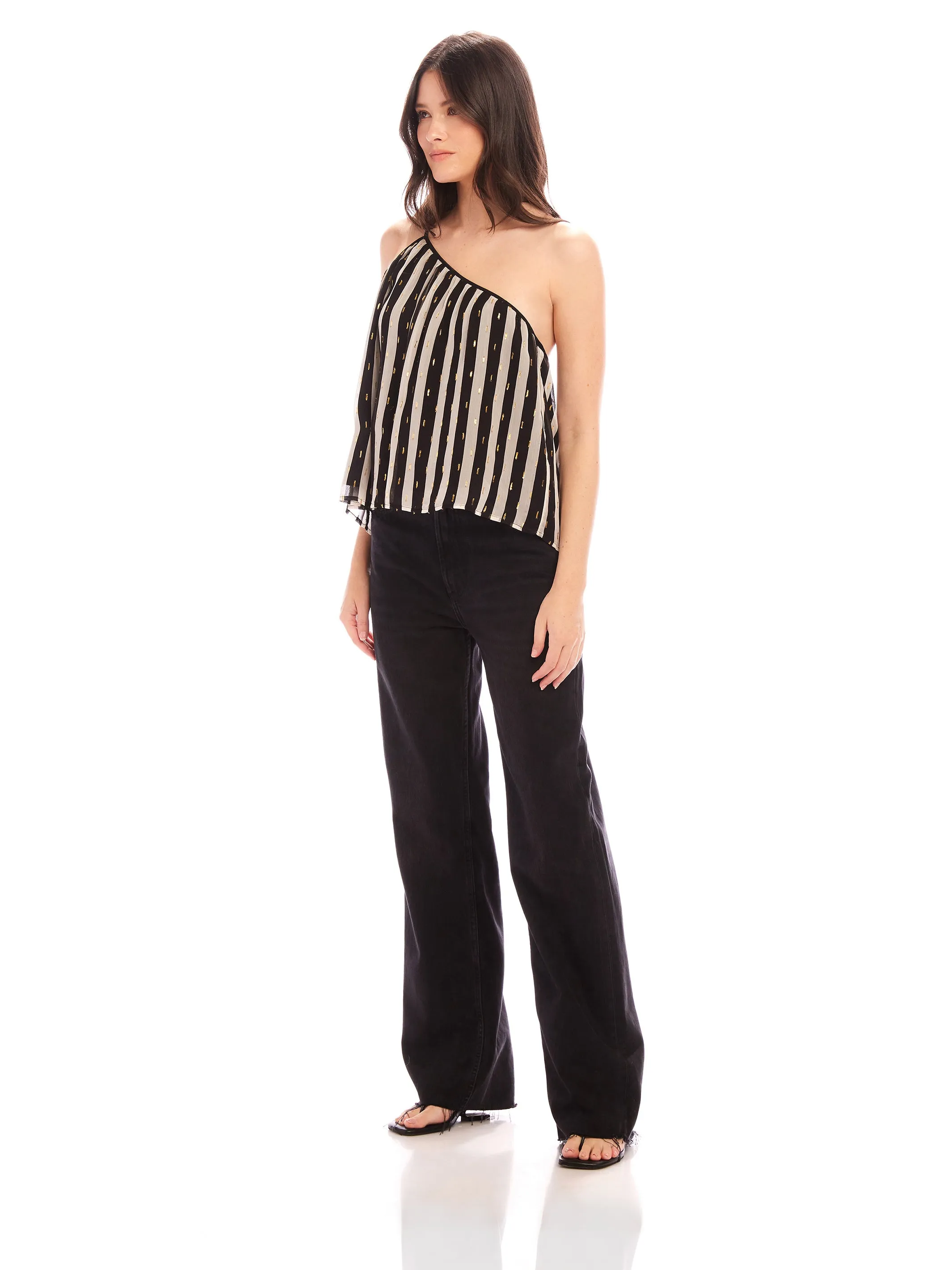 Louetta One-Shoulder Tank