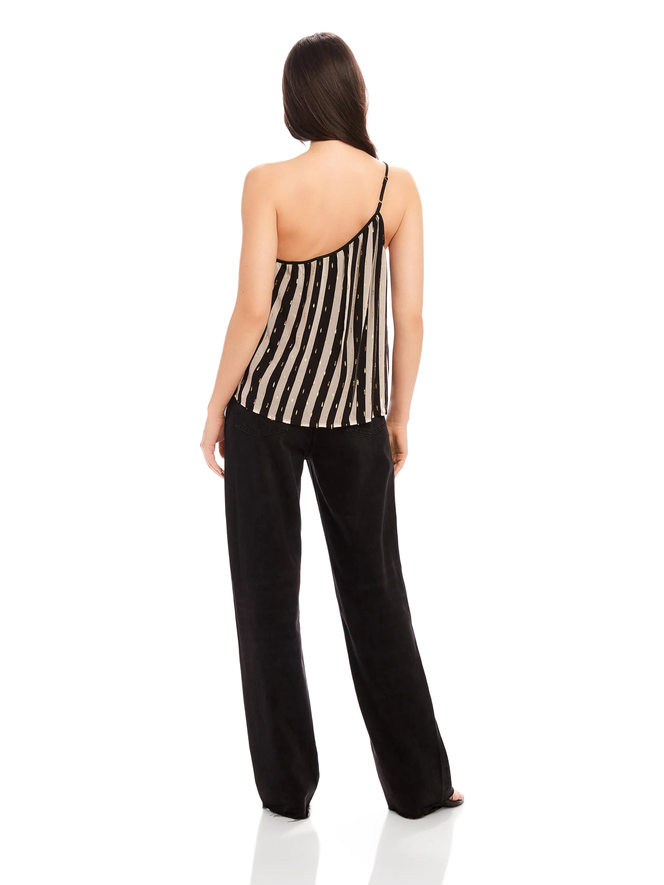 Louetta One-Shoulder Tank