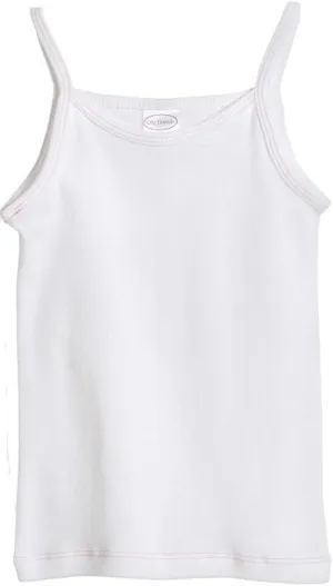 Made in USA Girls 100% Cotton Camisole Spaghetti Straps, SPD Sensory Clothing