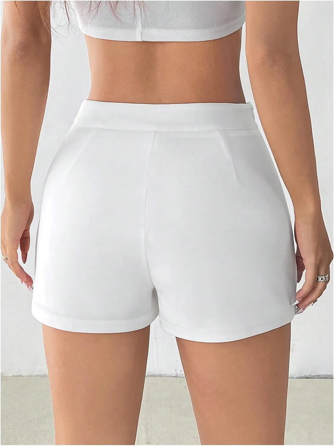 MakeMeChic Women's Y2k Mini Skirt Skort Micro Skirt with Short Skirts