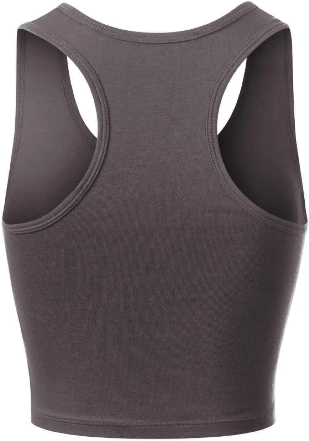MixMatchy Women's Casual Basic Sports Crop Tank Tops Racerback Running Yoga Tanks Cotton Sleeveless Gym Shirts