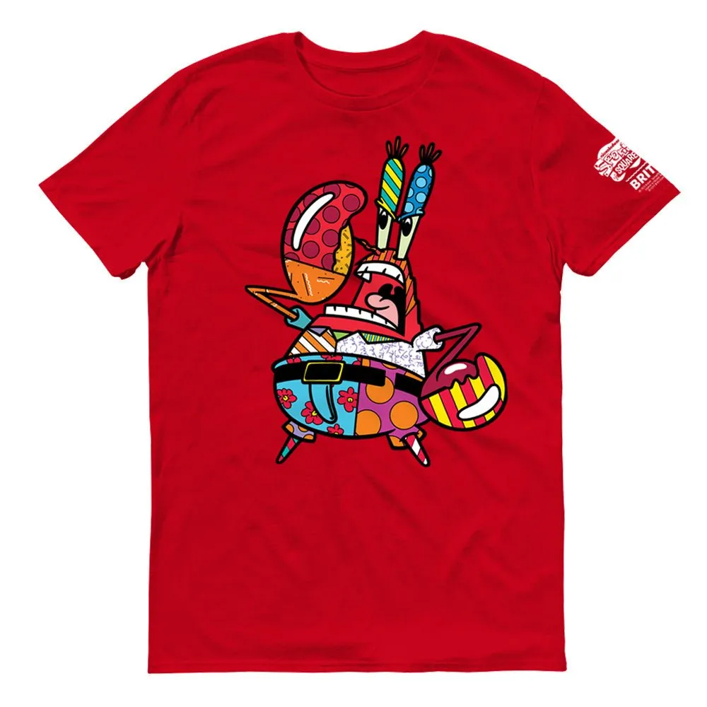 Mr. Krabs Britto Adult Short Sleeve T-Shirt