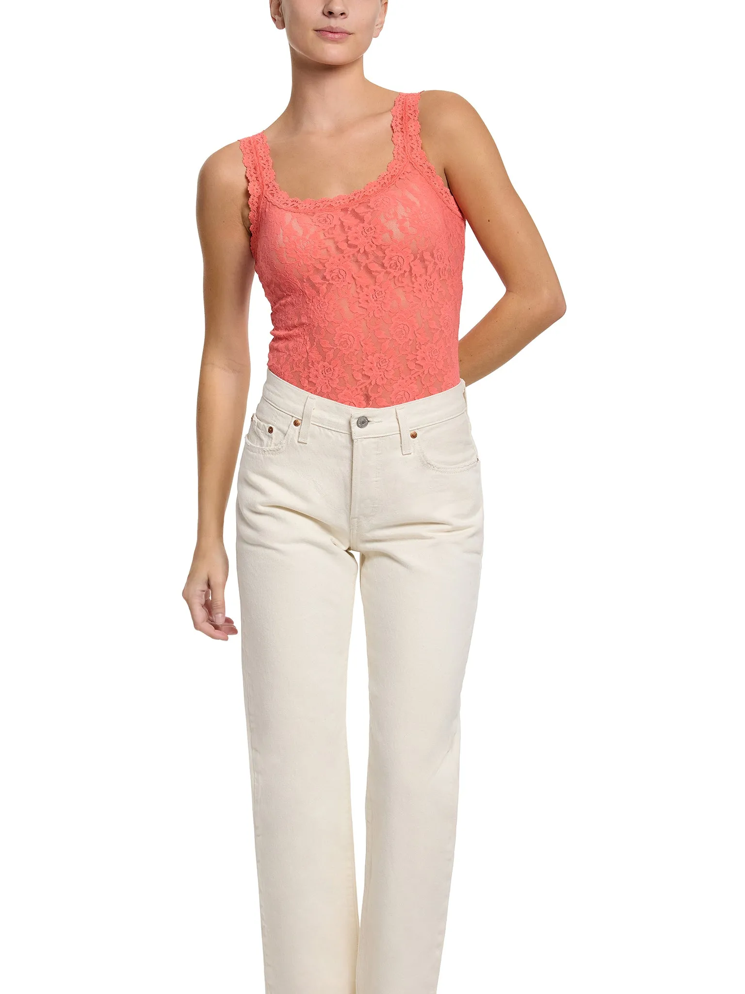 Signature Lace Classic Cami Courageous Coral Sale