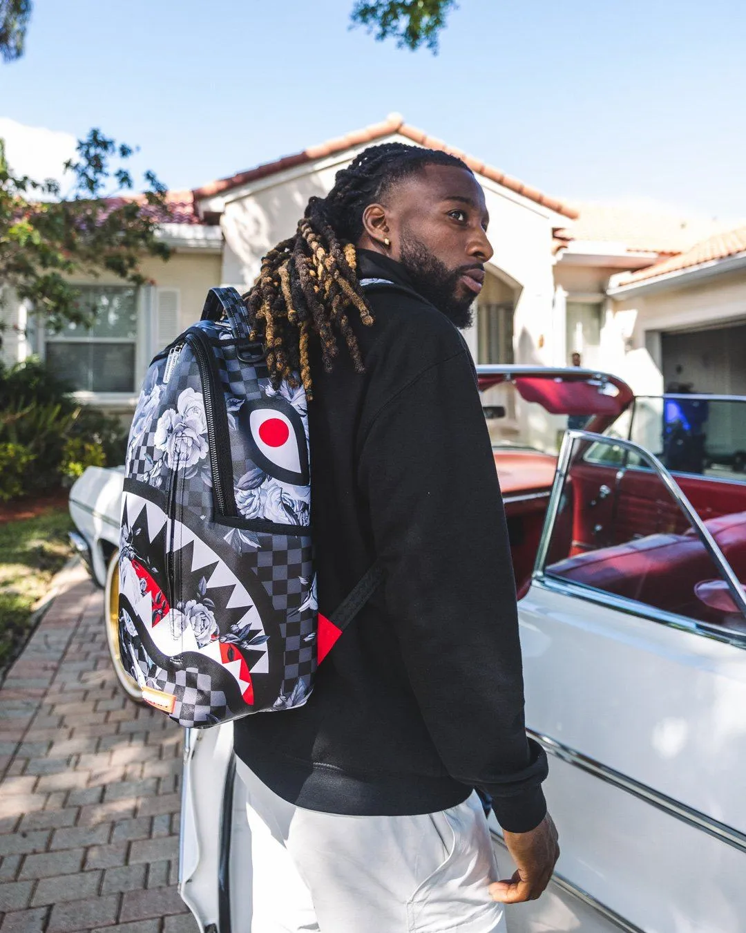 Sprayground Backpack SHARKS IN PARIS NIGHTFALL BACKPACK (DLXV) Black
