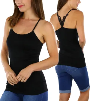 ToBeInStyle Women's Embroidered Camisole