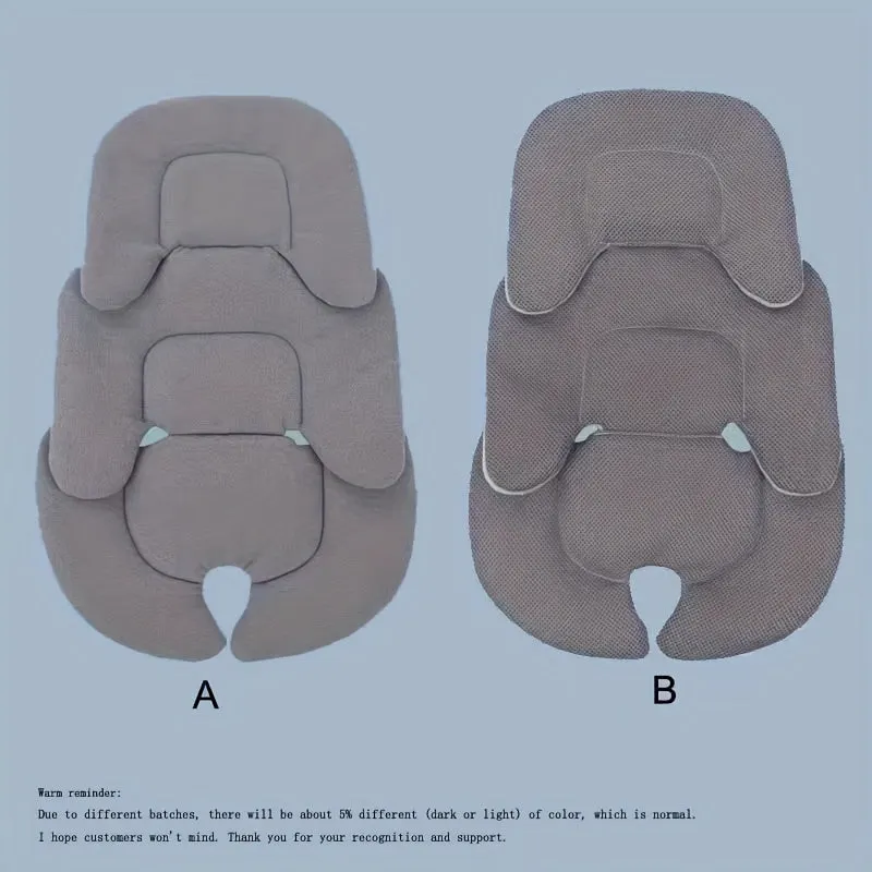 Universal Baby Stroller Seat Cushion with Safety Protection  Reversible