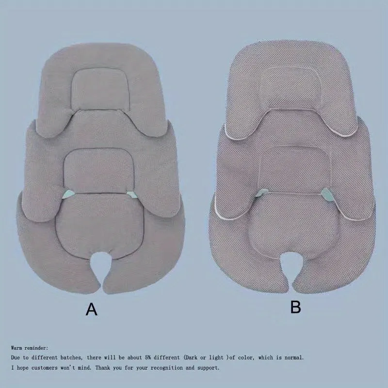 Universal Baby Stroller Seat Cushion with Safety Protection  Reversible
