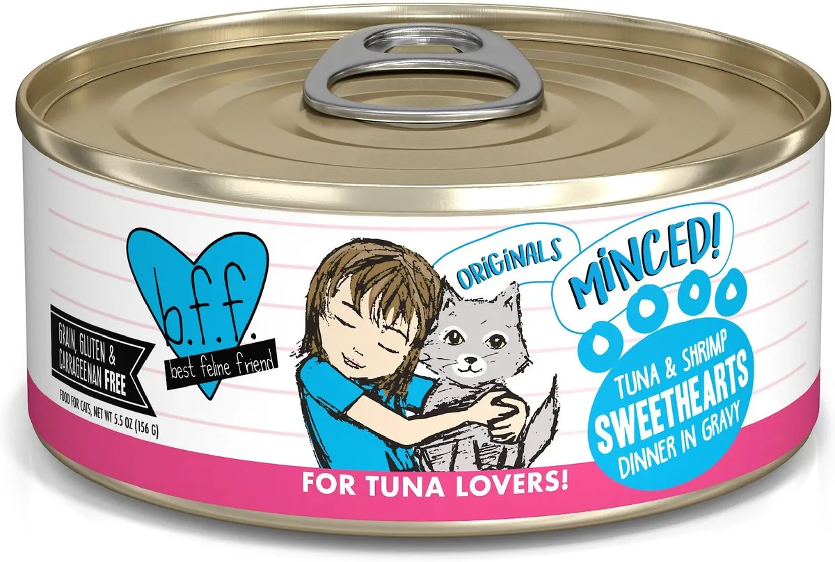 Weruva BFF Tuna & Shrimp Sweethearts Canned Cat Food