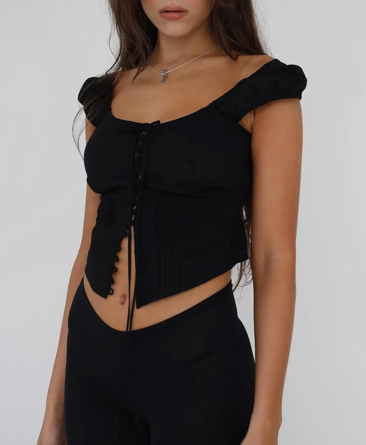 Women Elegant Lace V Neck Camis Sleeveless Spaghetti Strap Slim Camisoles Vintage Backless Tank Top Summer Clothes