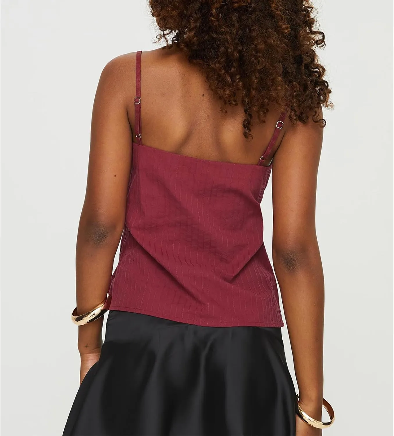 Women Y2K Floral Babydoll Tank Top Sexy Spaghetti Strap V Neck Ruffle Cami Tops Sleeveless Peplum Shirts Camisoles