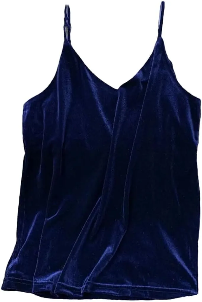 Women's Corduroy Tank Crop Tops Fashion Streetwear Spaghetti Strap Camisole Plus Size Casual Tanks