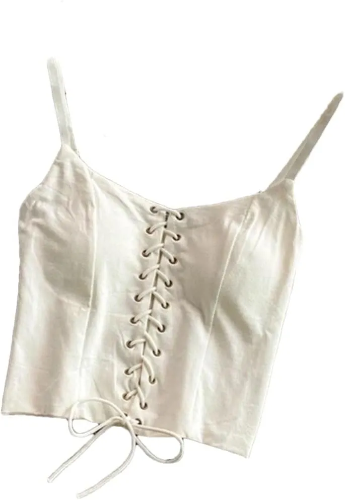 Women's Solid Color Backless Strappy Camisole