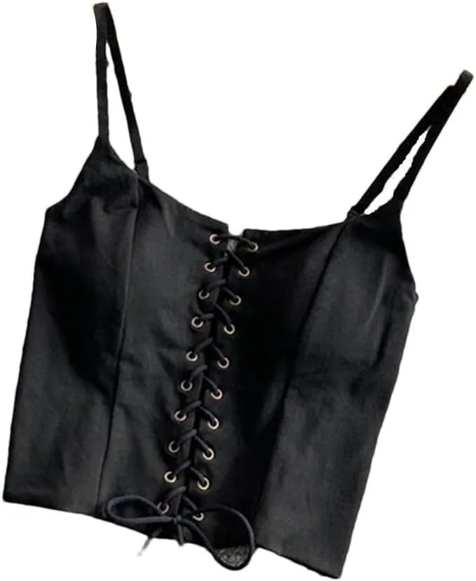 Women's Solid Color Backless Strappy Camisole