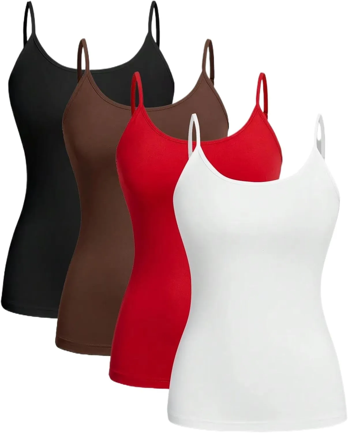 Women's Solid Color Camisoles Vest Tank Tops Casual Summer Sleeveless Basic
