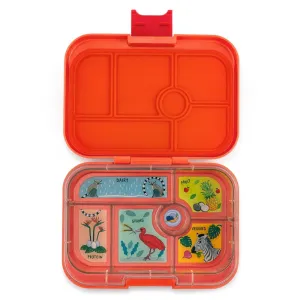 Yumbox Original 6 Compartment - Safari Orange with Jungle Tray