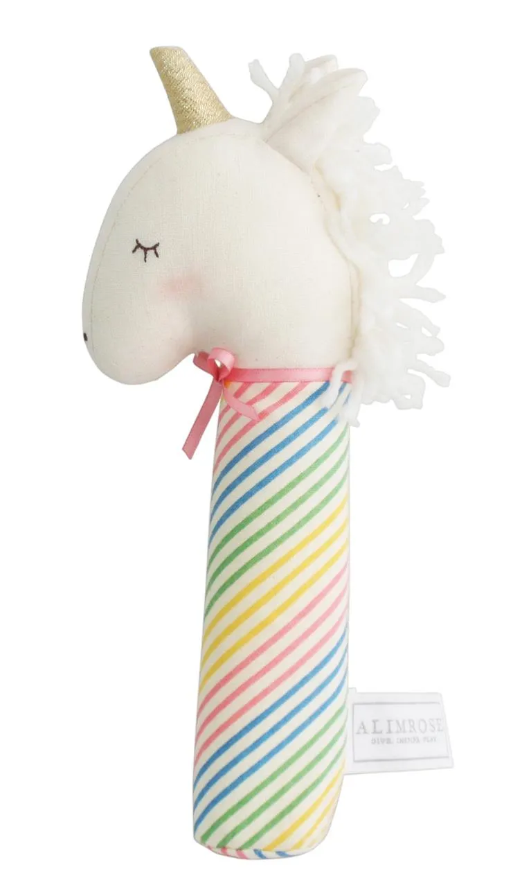 Yvette Unicorn Squeaker (Rainbow)